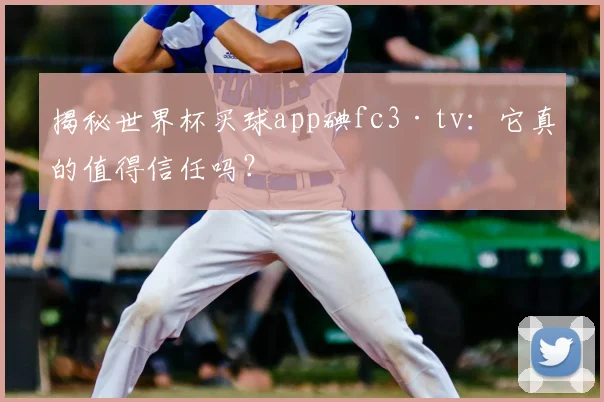 揭秘世界杯买球app碘fc3·tv：它真的值得信任吗？