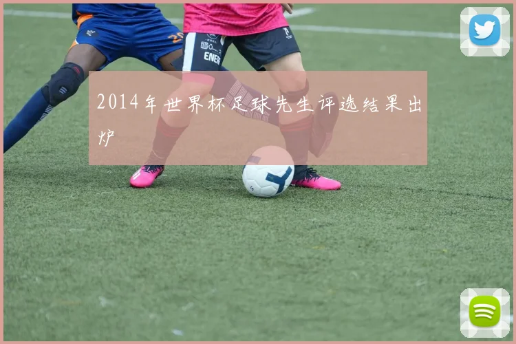 2014年世界杯足球先生评选结果出炉